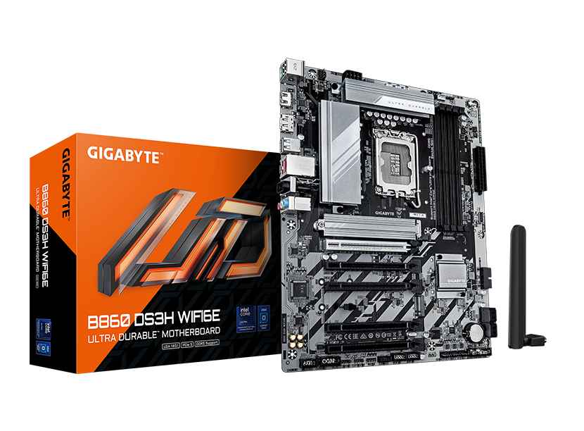GIGABYTE B860 DS3H WIFI6E Intel Core Ultra (Series 2) LGA 1851